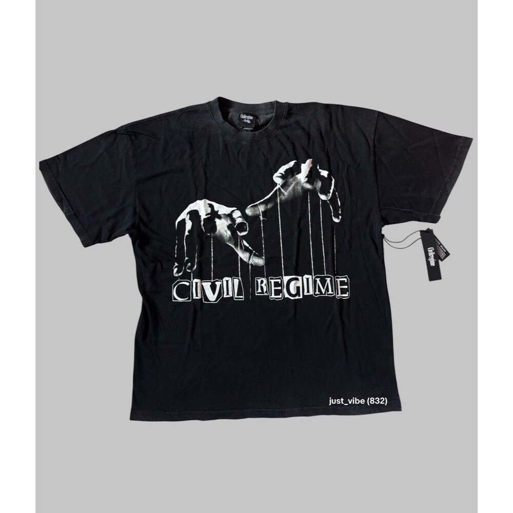 Civil Regime Pull My Strings Premium Tee OS Men’s Large NWT